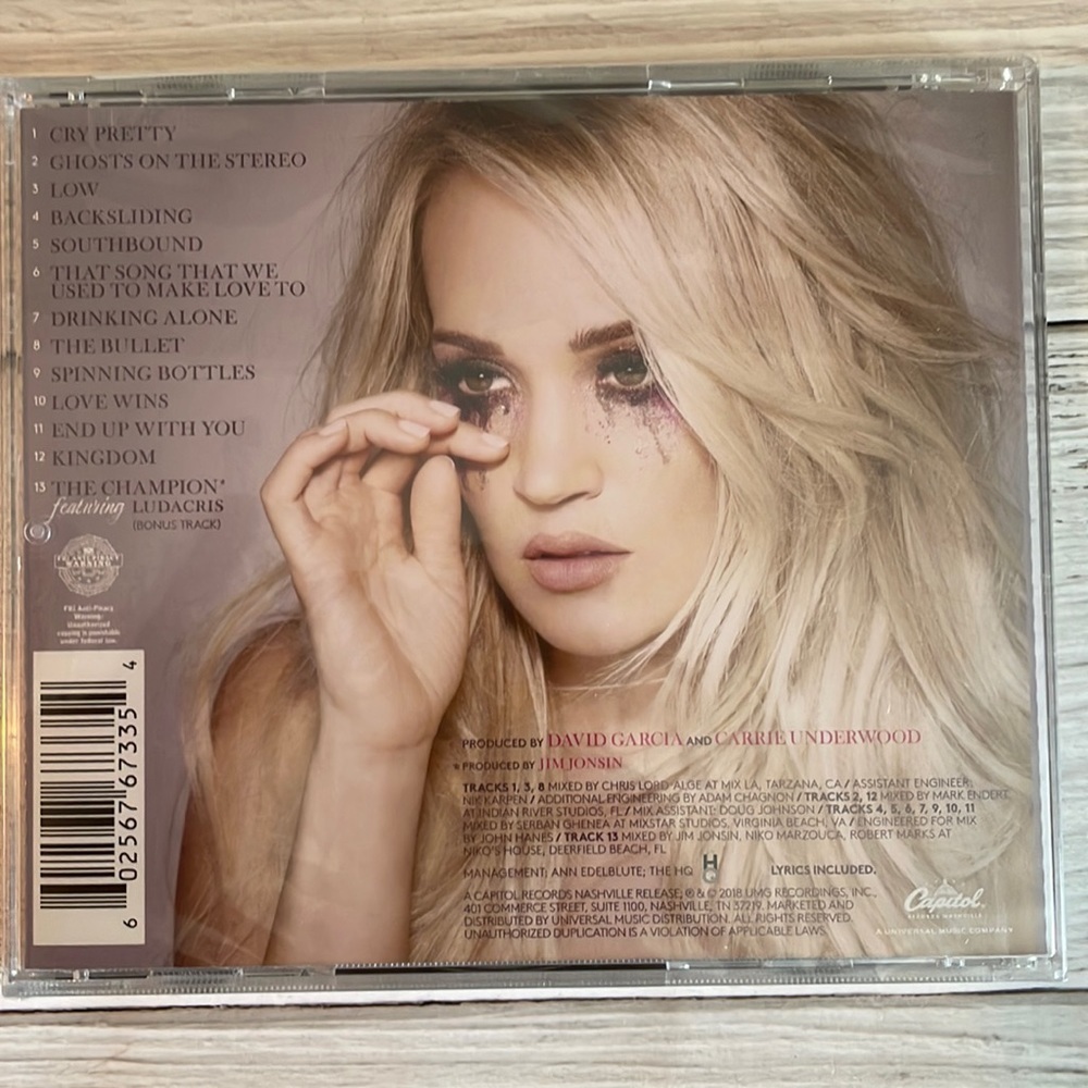 NWT Carrie Underwood Cry Pretty CD - Picture 5 of 5